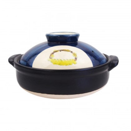 M0084 ミモザ 8号土鍋 萬古焼