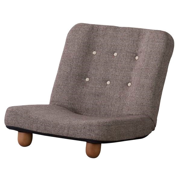 スマート 脚付き座椅子 AZUMAYA RKC-930BR BR 家具 代引不可同梱不可