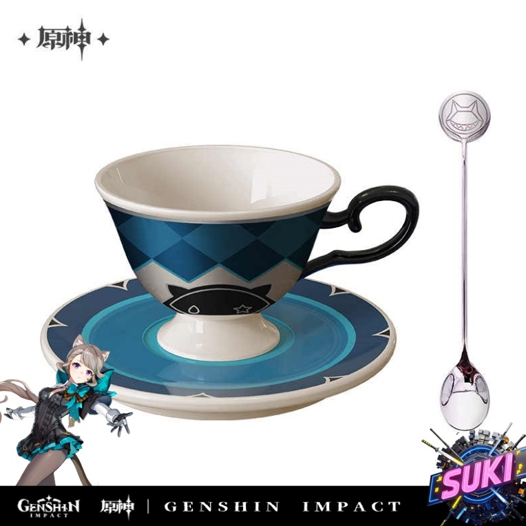 「カップ&ソーサーセット」【プロ品質を極める!】原神 グッズ / リネット インプレッションシリーズ / Genshin Impact Lynette 琳妮特 げんしん コスプレ