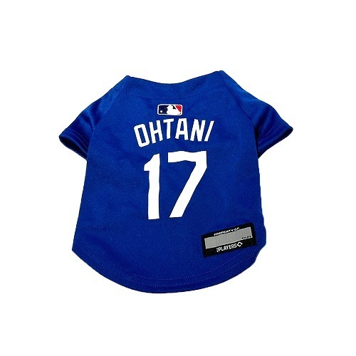 ファンタジーワールド【ペット用品】MLB公式 ドジャース 大谷翔平選手モデル ユニフォーム ジャージ Sサイズ ブルー P-0849790169883【ペット用野球ウェア】