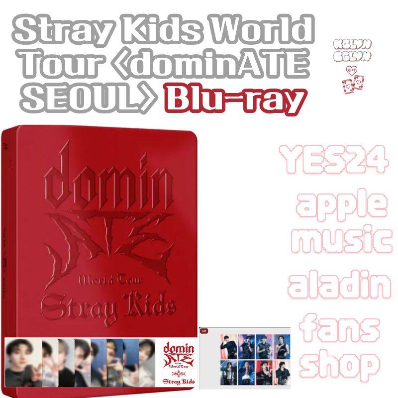 YES24特典 Stray Kids World Tour dominATE SEOUL Blu-ray(非公式トレカ提供)