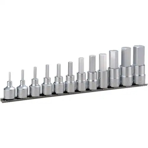 【メーカー直送品】TONE ヘキサゴンソケットセット(ホルダー付) 12pcs 差込角12.7mm HH412