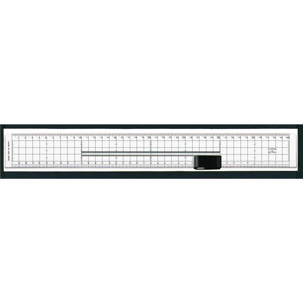 セクションカッター＆スケール 全長420x幅50x厚さ3mm SE-400