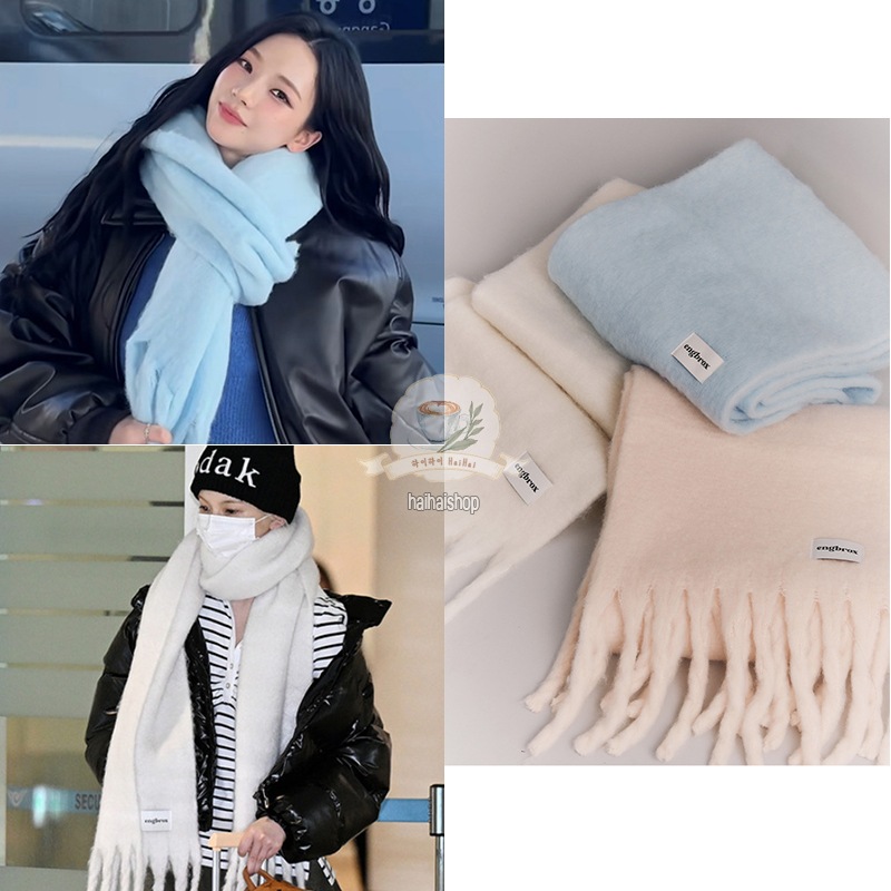 [aespa カリナ着用]cotton candy muffler 3COLOR
