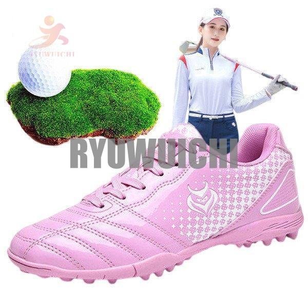 ゴルフシューズ レディース スパイクレス スポーツシューズ ランニングシューズ ウォーキングシューズ カジュアル 幅広 軽量 運動靴 滑り止め 歩きやすい 安い