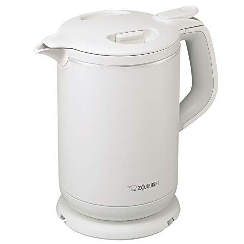 象印 電気ケトル 1.0L 沸騰後1時間90℃保温 コーヒードリップ用機能付き ホワイト CK