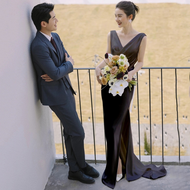 【今恋】ウェディングドレス 白 結婚式 花嫁 サイズオーダーメイド可能 成人式 お呼ばれ ウェディング 演奏会 二次会 パーティードレス 前撮り ワンピース ロングドレス メガ割 14