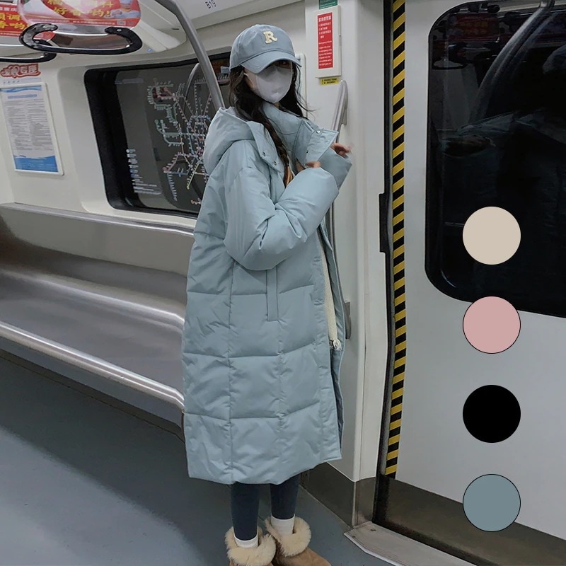 MF38 大人気 4色 韓国 ファッション ダウンコート 大きいサイズ ダウンジャケット ロングコート 韓国 コート レディース服 コットン ダウン コート レディース アウター ダウン 韓国