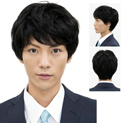 【メンズウィッグ】セニングショート (スタンダードブラック) [ラパンドアールオム 男性用 おしゃれ 変装 仮装 ウィッグ かつら]【506536】