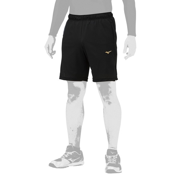 返品交換不可 大特価 MIZUNO ミズノ 汗処理 通気 ミズノプロ ドライエアロフローKUGEKIハーフパンツ ユニセックス 野球 トレーニングウェア メンズ 12JDAP8109