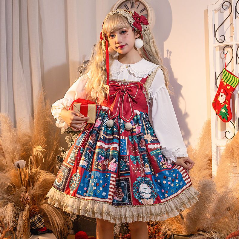 クリスマスロリータ クリスマスロリータスカート ロリータ正装シーズンコスプレ 5,012円