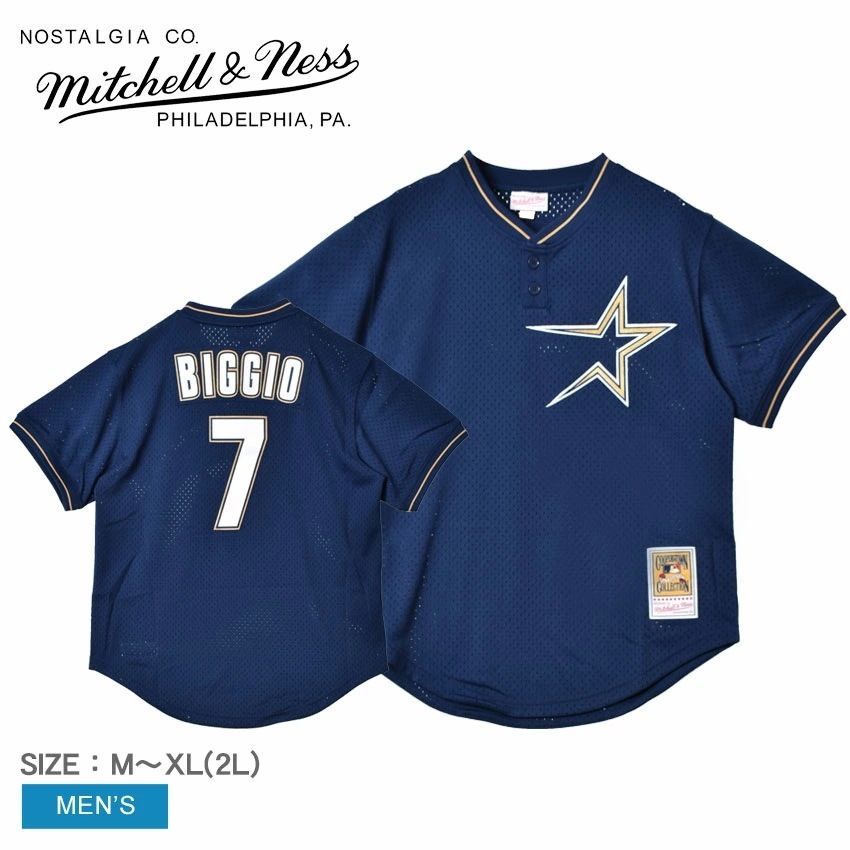 クレイグビジオヒューストンアストロズ1997 ユニフォーム メンズ ウエア トップス ベースボール