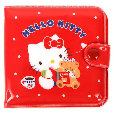 他サイト： ハローキティ ミニ財布 二つ折り財布 ビニールウォレット 大人 子供 キッズ サンリオ sanrio キャラクターの商品画像