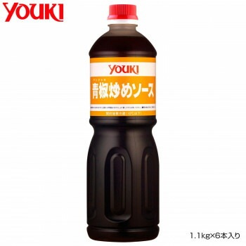 YOUKI ユウキ食品 青椒炒めソース 1.1kgx6本入り 210122 8,072円
