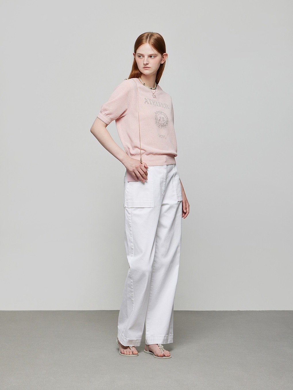 DEWL ハーフスリーブ アトリエ プルオーバー