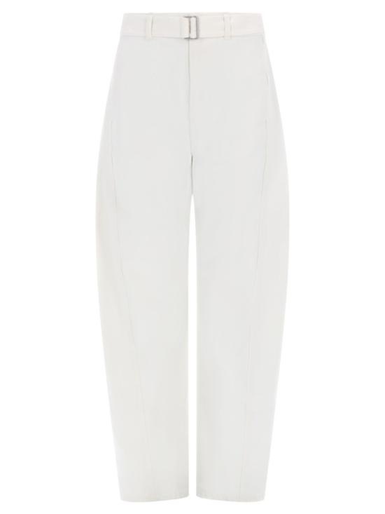 LEMAIRE Women Pants PA326 LD1070WH086 White