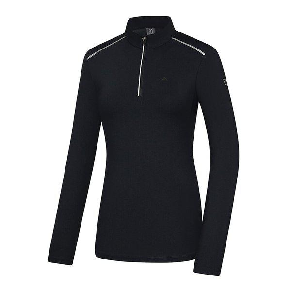 女性 春 クール スポーティ 切り替えライン ジップアップTシャツ カーシュー(女) KTT4327W