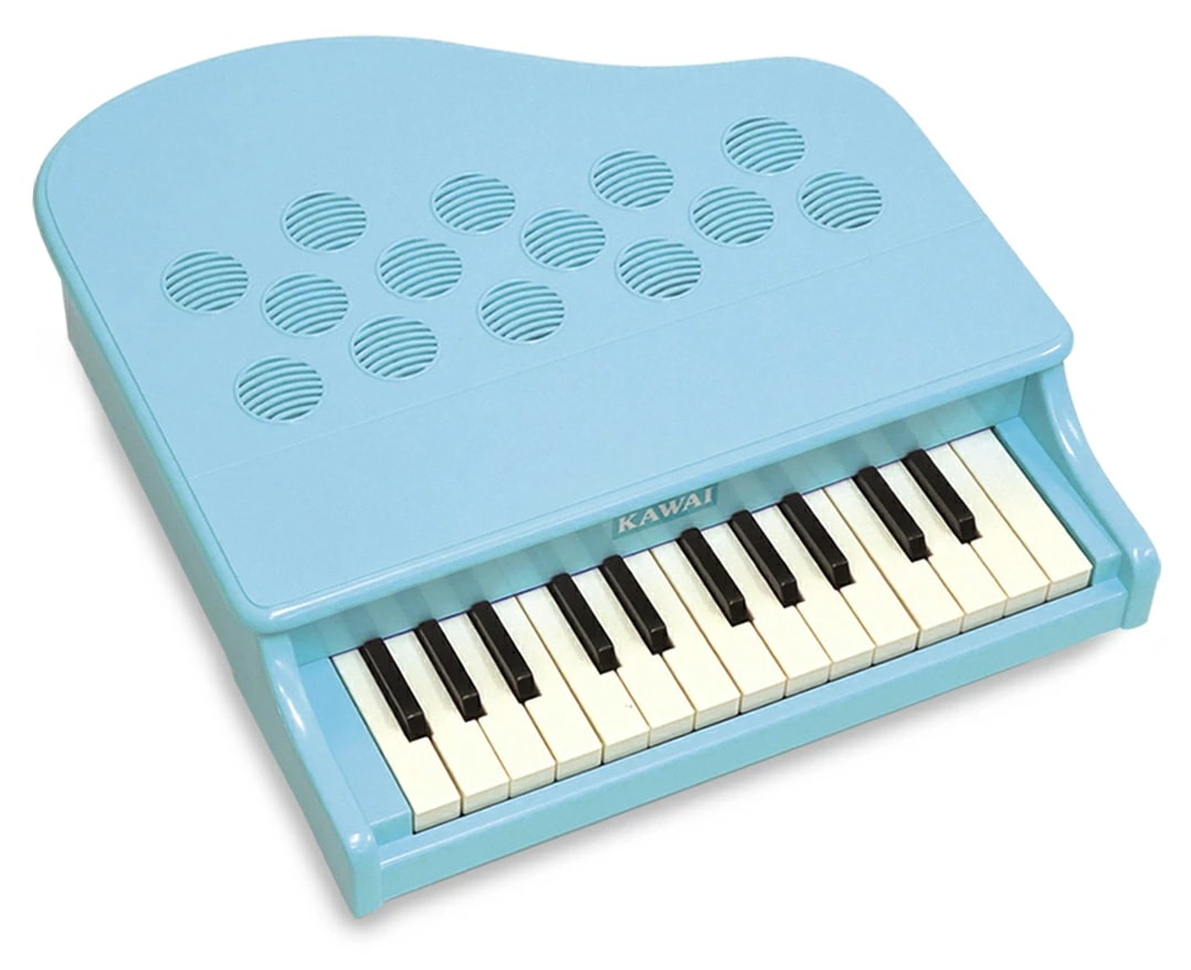 カワイ ミニピアノ P-25（ミントブルー:1185）　トイピアノ　河合楽器　KAWAI