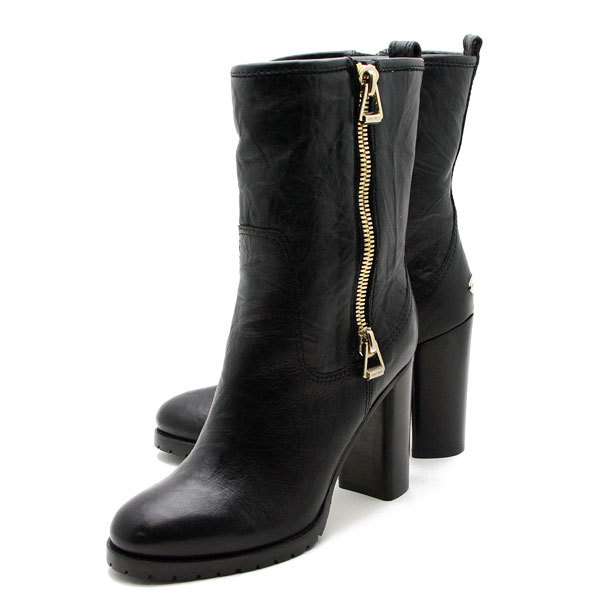 144 BIKER バイカーブーツ ミドルブーツ DAWSON BKU 001 BLACK