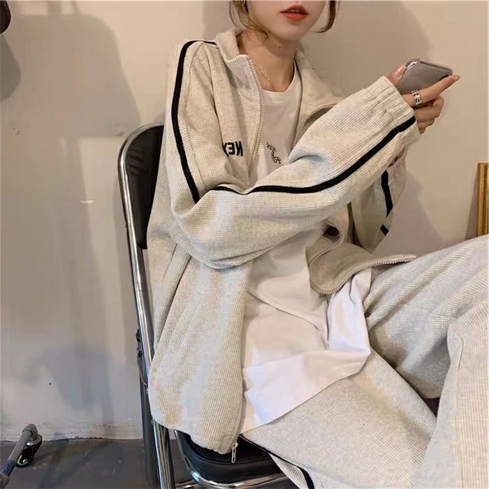 スウェット セットアップ レディース 上下 セット ジャージ ルームウェア パンツ 部屋着 長袖 ジップ お洒落 スポーツウェア オ 可愛い