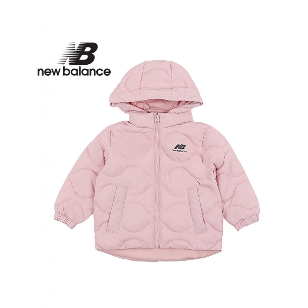 ニューバランスキッズ軽量パッド入りジャンパーウォームライトボール (NK9QDB462U-25) _ピンク