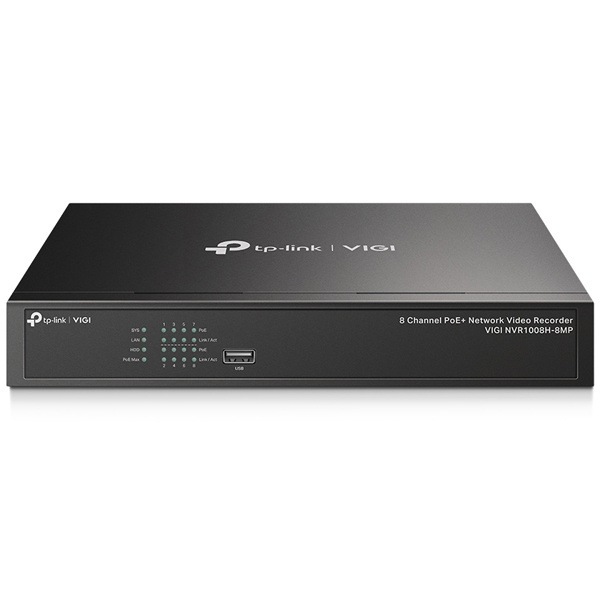 VIGI NVR1008H-8MP [VIGI 8チャンネル PoE+ ネットワークビデオレコーダー]