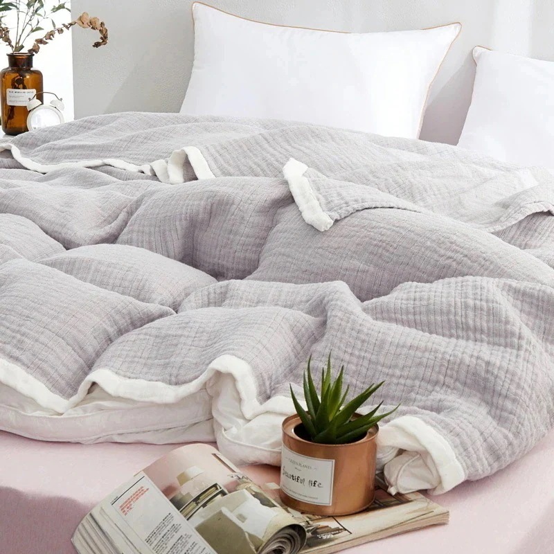 タオルケット 綿　布団 掛け布団 丸洗いK おしゃれ ギフト ブランケット 毛布 シングル 柔ら