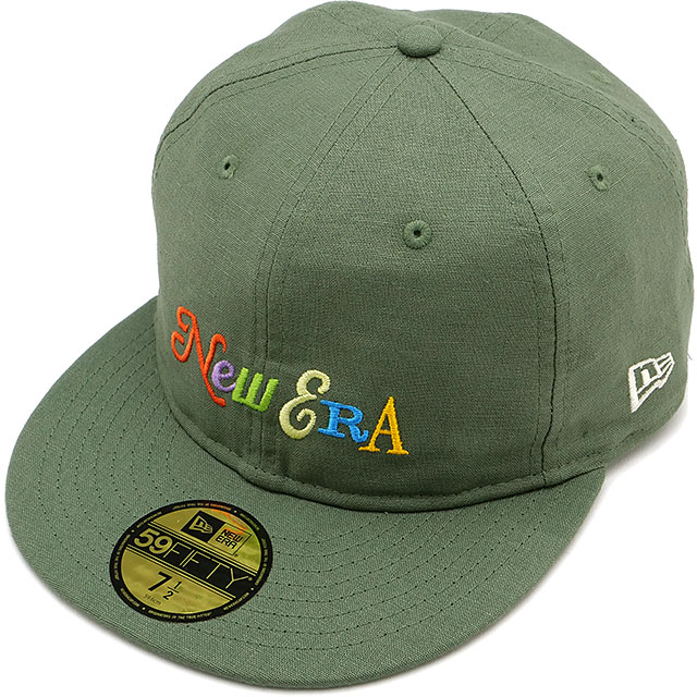 キャップ [14388816] 59FIFTY COTTON FLAX メンズ・レディース 帽子 綿麻素材 ミリタリーグリーン 正規取扱店