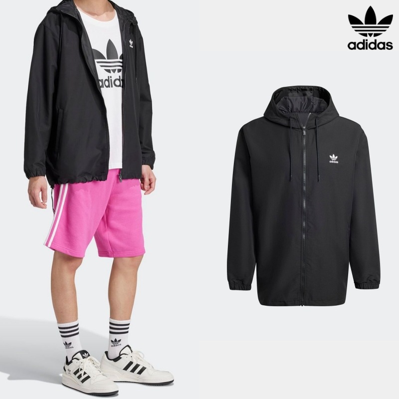 [ADIDAS] アディダス トレフォイル ウインドブレーカー / BLACK