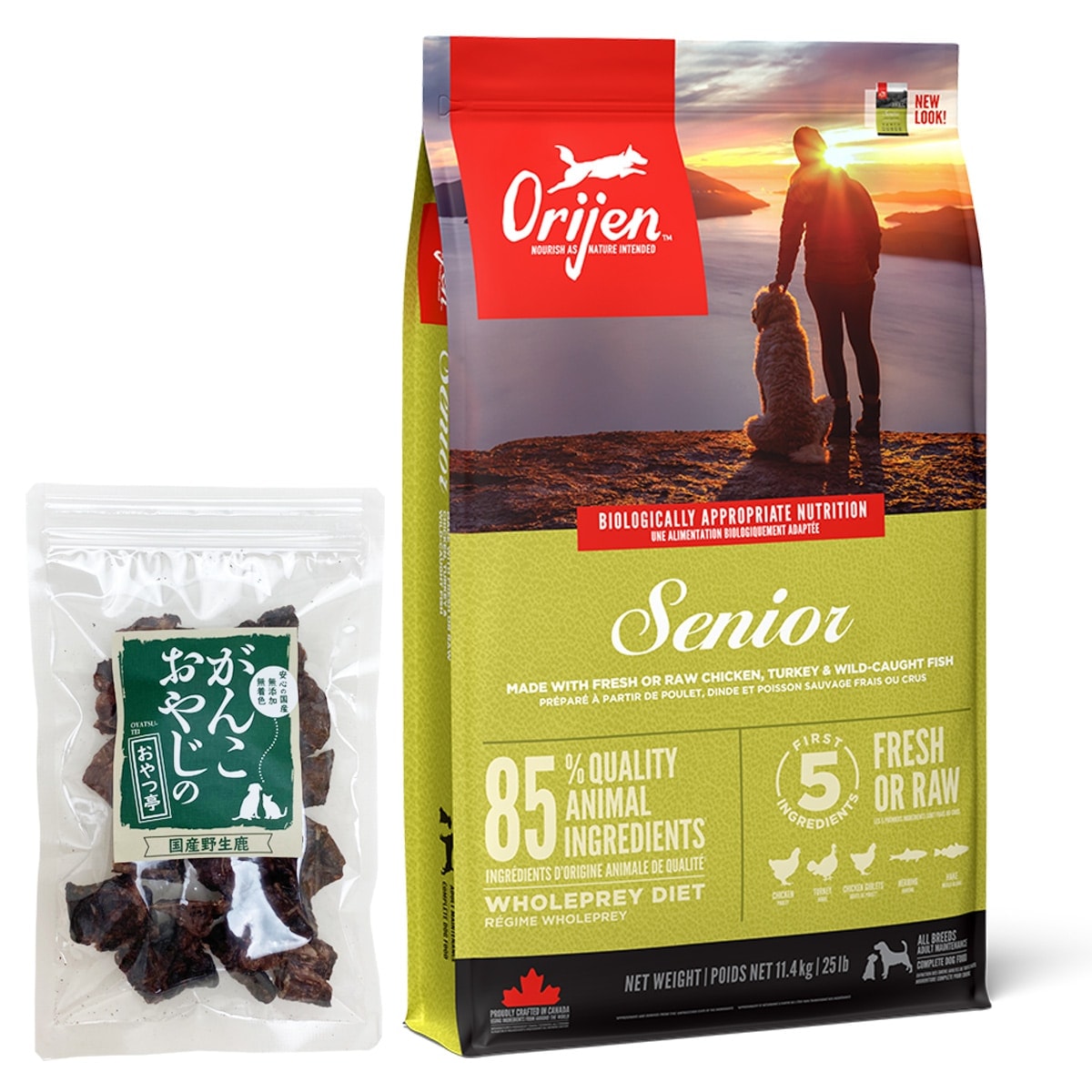 シニア 11.4kg【国産鹿ラング15g付き】