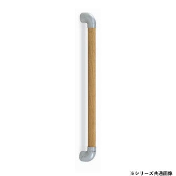 シロクマ ダエン手すりディンプル シルバー/Lオーク BR-519 800mm