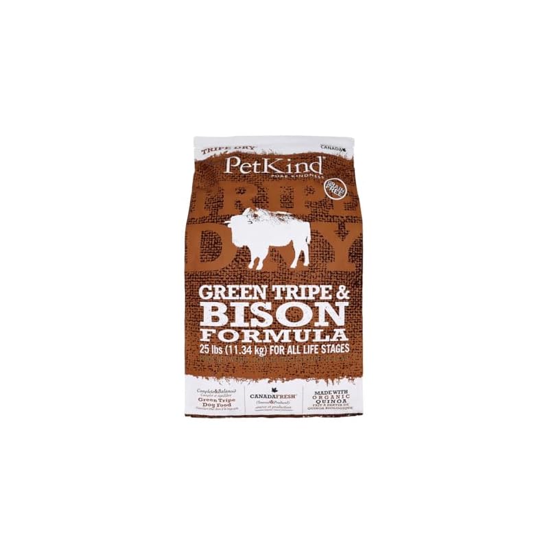 ペットカインド トライプドライ グリーントライプ＆バイソン 11.34kg
