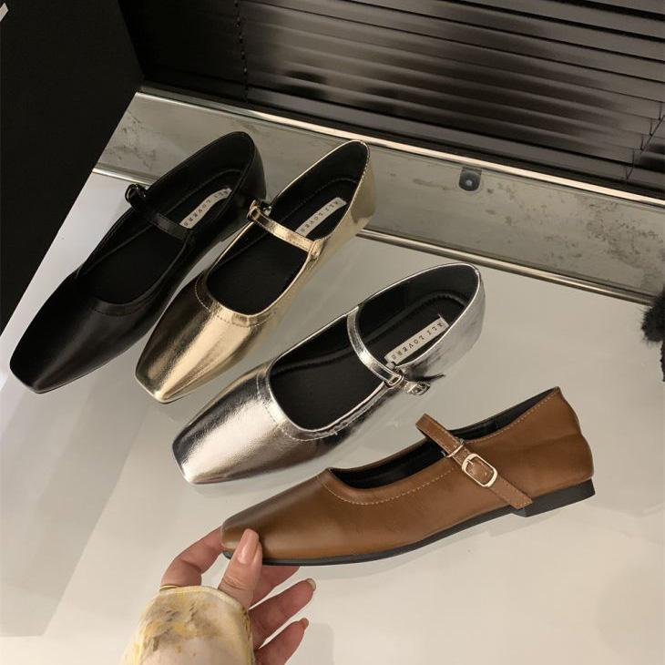 【期間限定】パンプス ローヒール ストラップシューズ ポインテッドトゥ レディース 春シューズ 歩きやすい 【ashss24-169】【予約販売：15-20日】60込