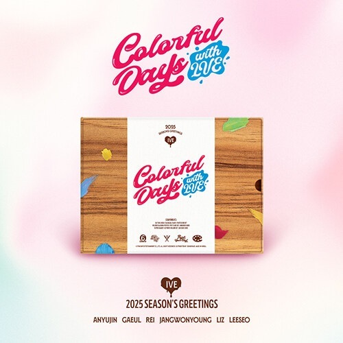 【STARSHIP特典】 IVE 2025 Seasons Greetings [Colorful Days with IVE] シーグリ シーズングリーティング 公式カレンダ