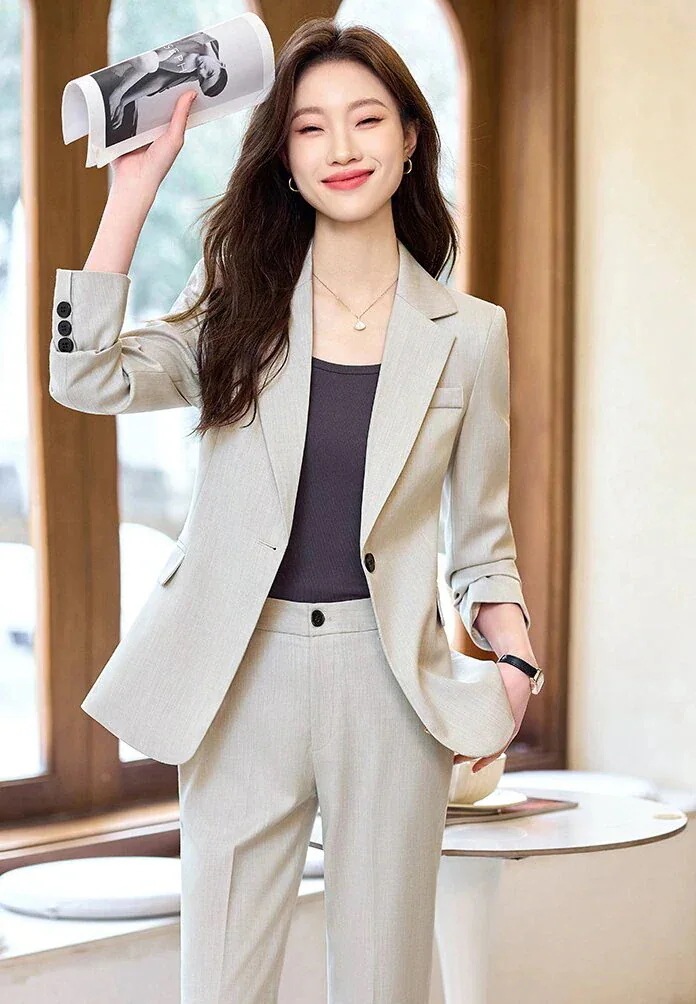 2025初春新品 レディース スーツセット 二点セット 卒業式 ママ スーツ セットアップ 通勤 入学式 メガ割 15