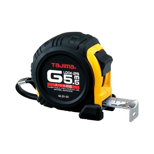 （まとめ）タジマ Gロックシリーズコンベックス 幅25mm×長さ5.5m GL25-55BL 1個 (×3セット)