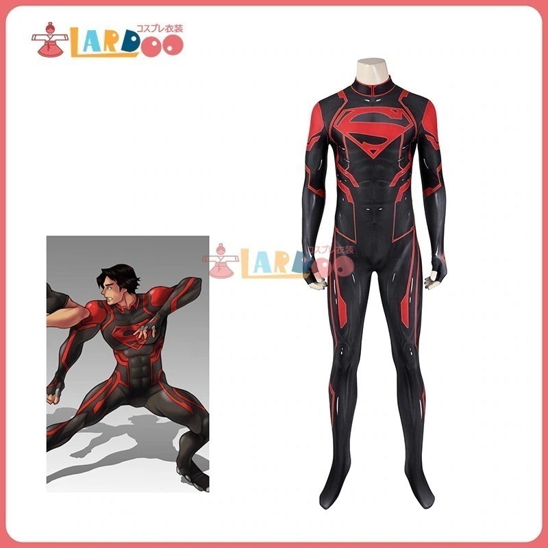 スーパーボーイ Superboy new 52suit コスチューム 全身タイツボデイー コスプレ衣装341