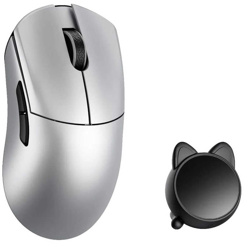 KIBU　ゲーミングマウス Huan ［光学式 / 有線/無線(ワイヤレス) / 5ボタン / USB］ Silver　WL-HUAN-SIL