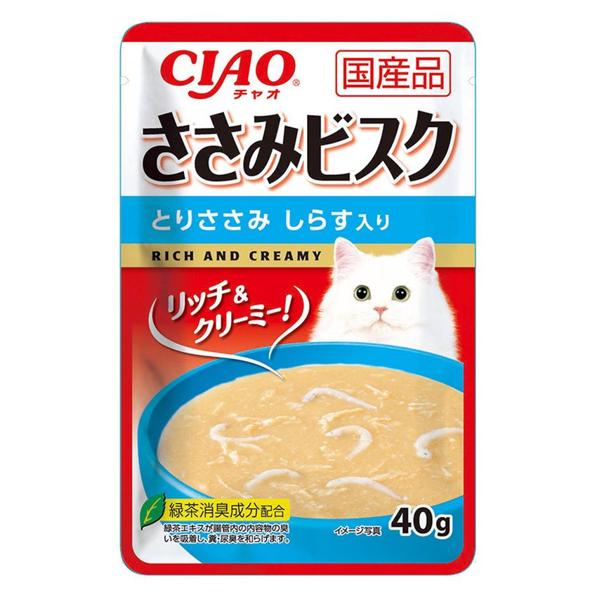 ささみ❤️ Qoo10] CIAO ささみビスク とりささみ しら : 猫用品