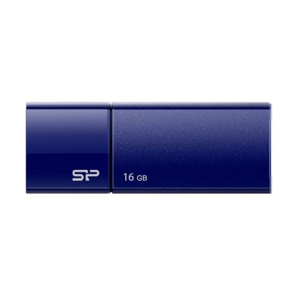 （まとめ）シリコンパワーUSB2.0フラッシュメモリ Ultima U05 16GB ネイビー SP016GBUF2U05V1D 1個(×5セット)