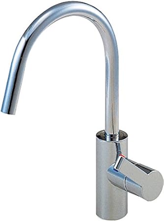 キッチン用 シングルワンホール混合栓 ツル首 泡沫吐水 K8751JV-13