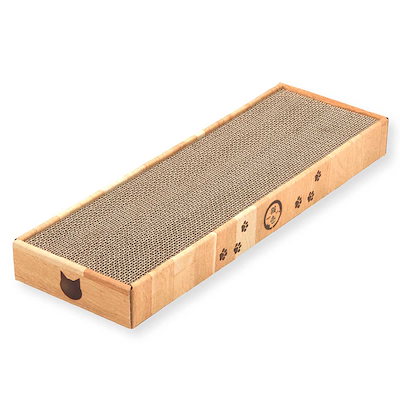 他サイト： 猫用　爪とぎ　バリバリパッド　スリム　ライトブラウン　ＣＲＣ30―59―04―46―00の商品画像