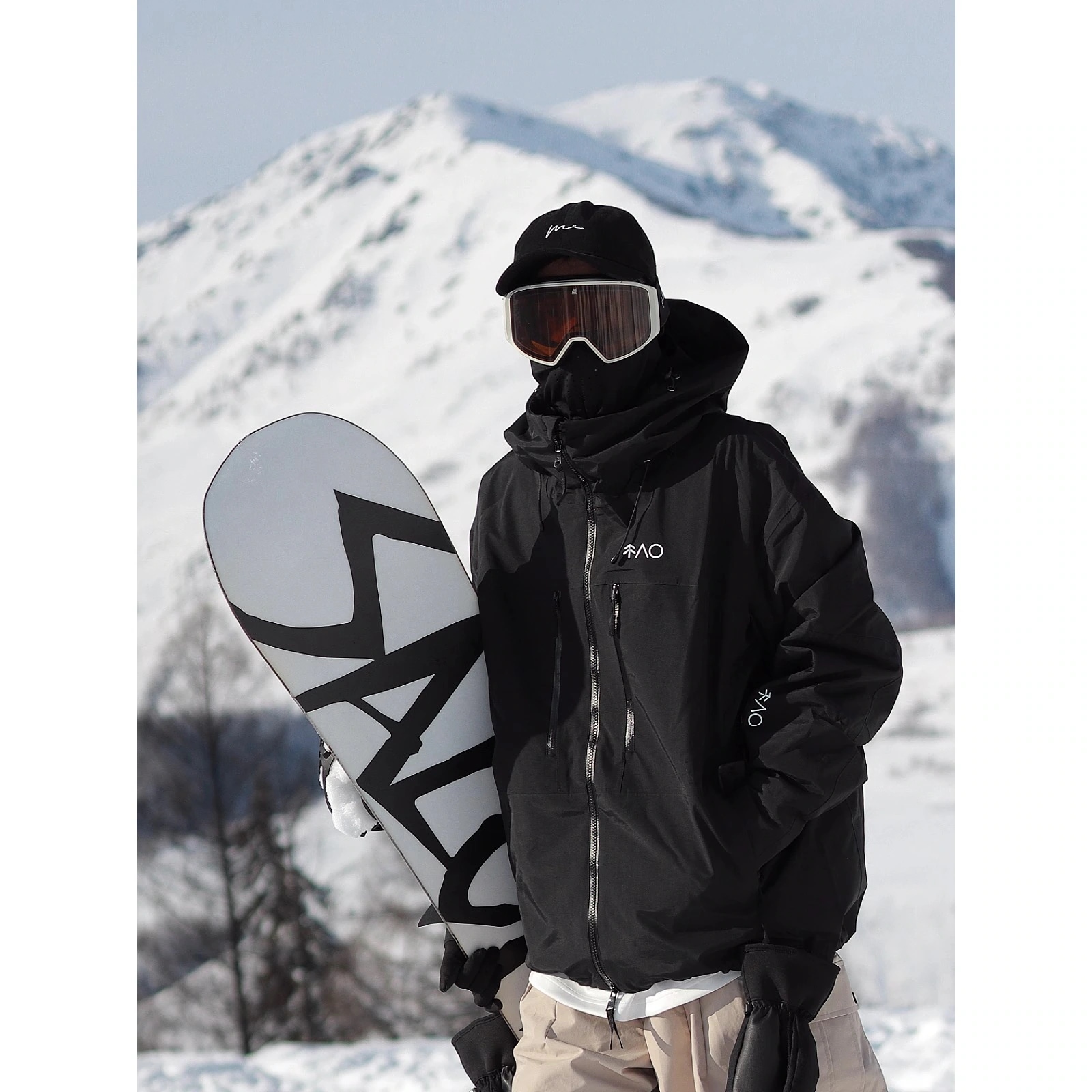 （1～3日で出荷）スノーボードウェア 2024 2025 単品 トップス メンズ レディース ジャケット アウター パーカー ゆったり 黒 白 韓国風 防風 防水 防寒着 スノーウェア スキーウェア 13,503円