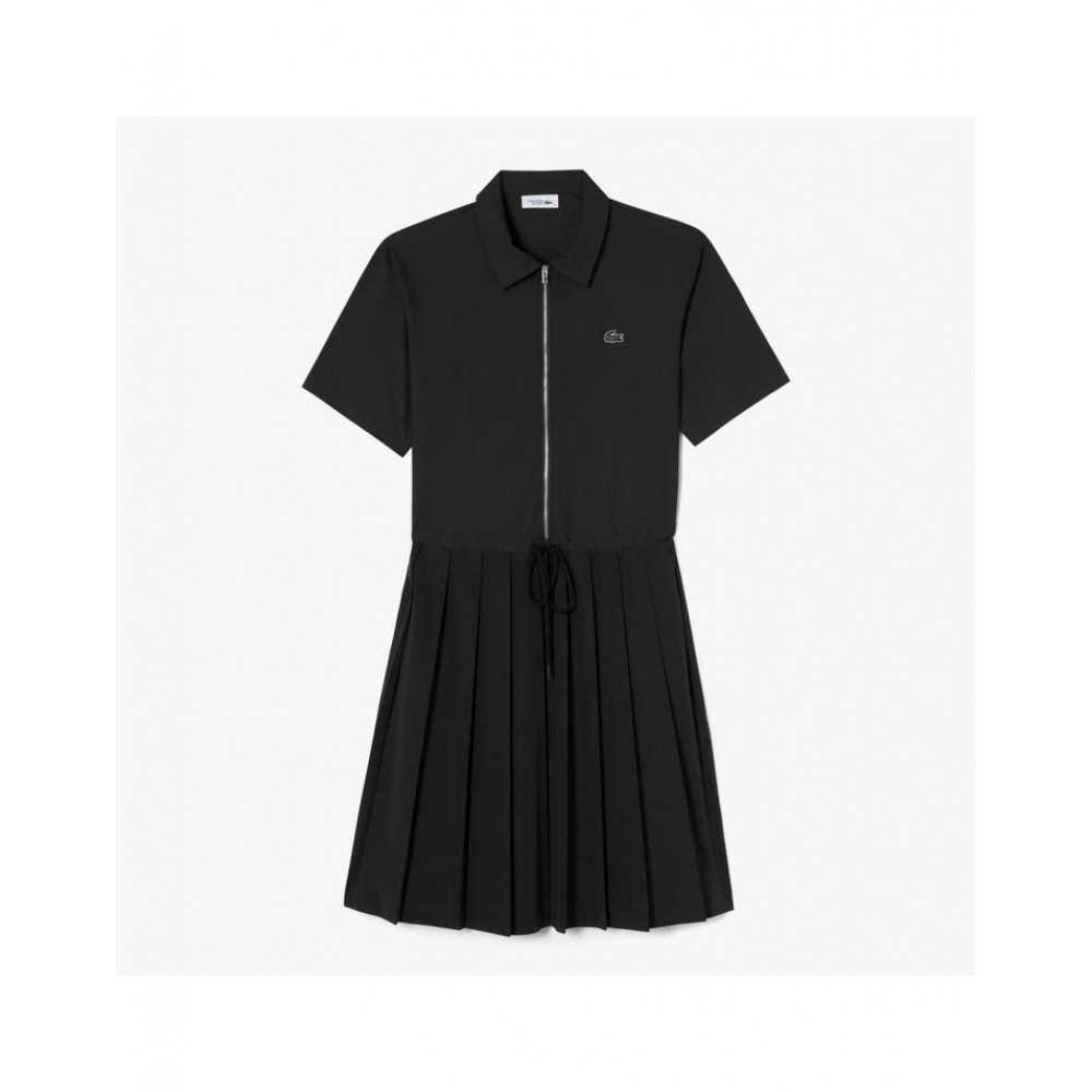 ラコステ レディース カラー 半袖 ウーブン ドレス EF424E-55G 031