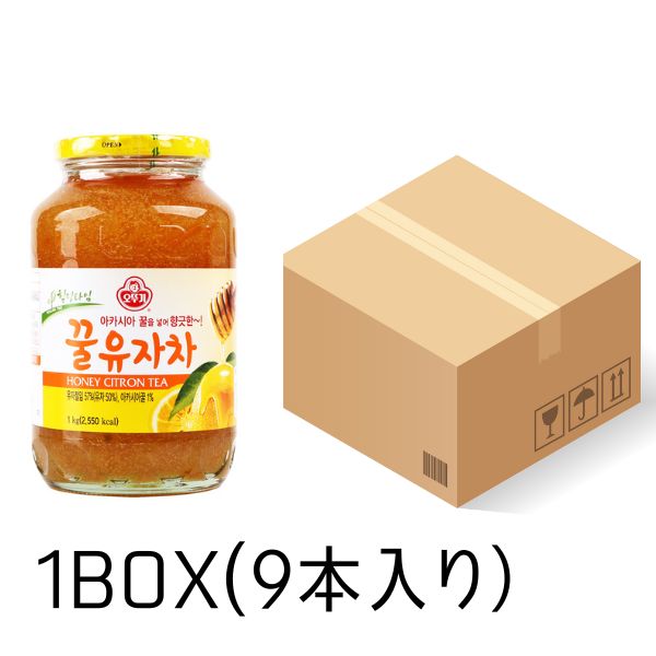 【オトギ】柚子茶(1kg）1BOX/9本