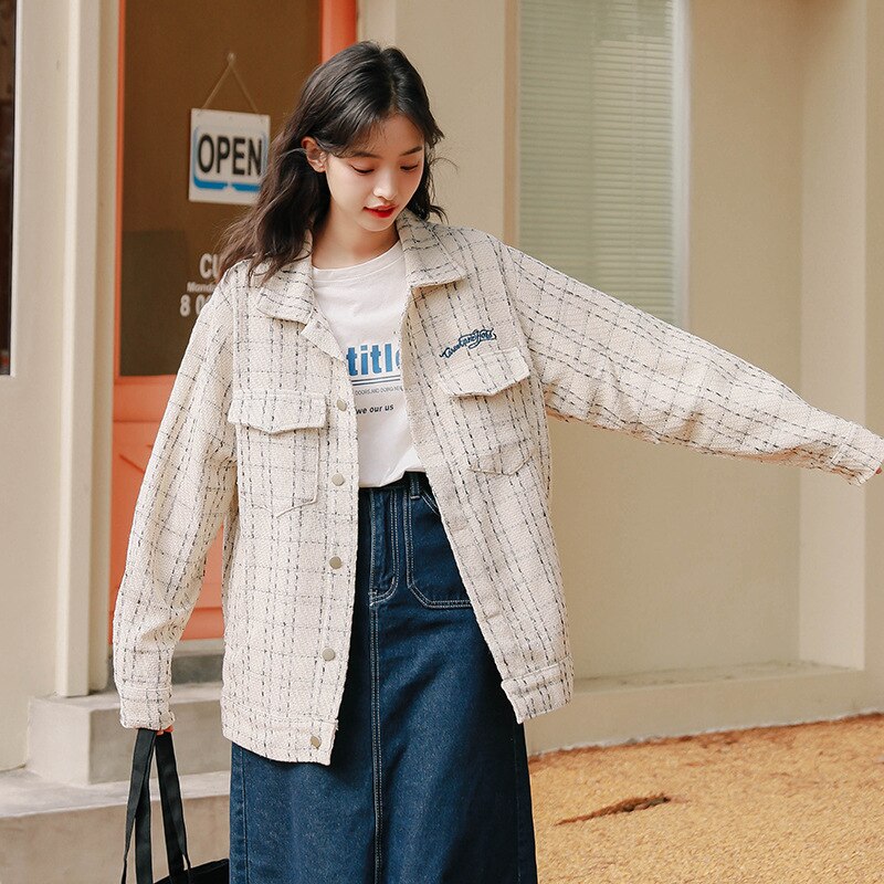 春ジャケット スーツ テーラードジャケット スーツジャケット トップス 韓国ファッション チェック キルティングアウター