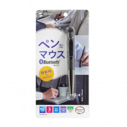サンワサプライ Bluetoothペン型マウス 充電式 MA-PBB317DS