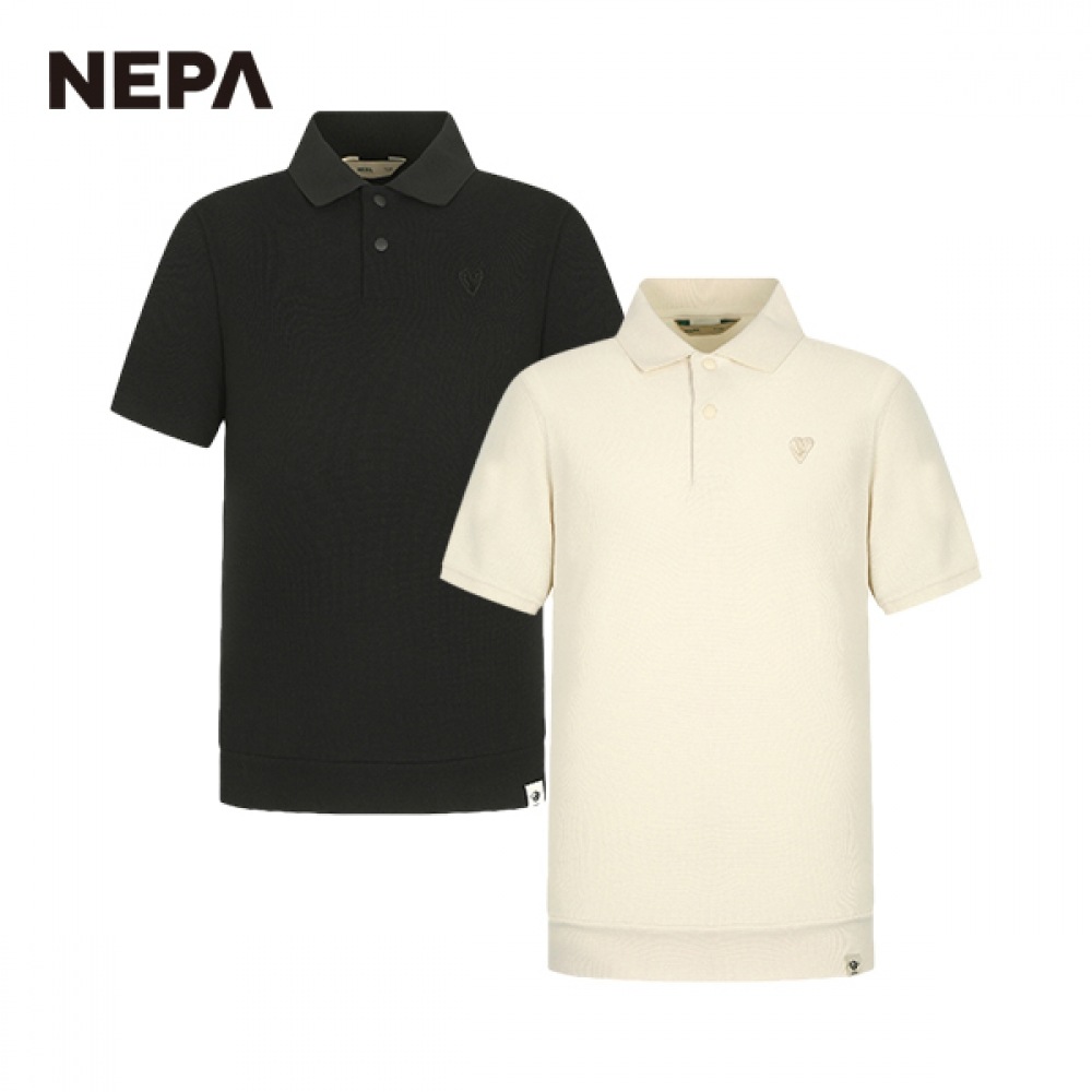 [Nepa] Nepa ユニバーサルグリーンマインド半袖ポロシャツ (ルーズフィット) 7JD5260 5,690円