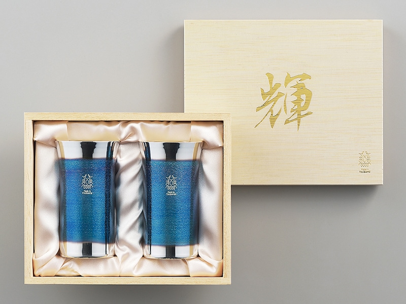 「輝」純銅銘酒器 銀古美 2pcセット