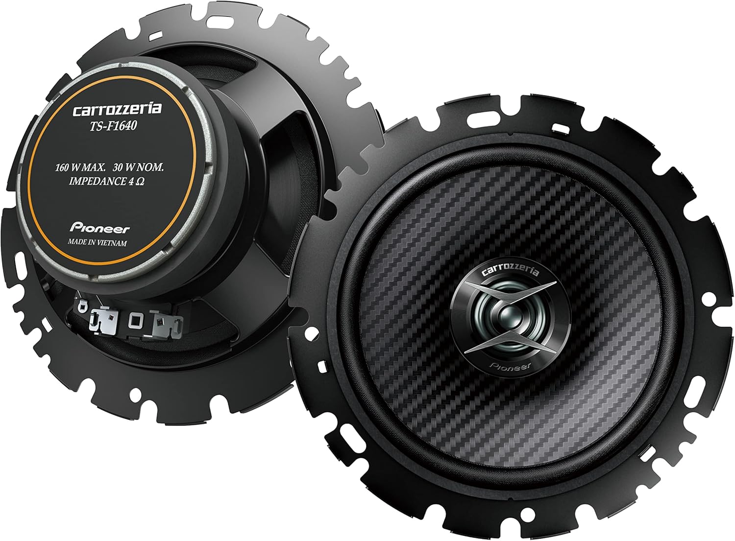 Pioneer スピーカー TS-F1640-2 16cm カスタムフィット コアキシャル 2ウェイ ハイレゾ対応 カロッツェリア